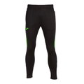 Joma Trainingshose Championship VII (100% Polyester) lang schwarz/neongrün Herren