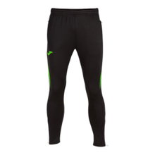 Joma Training Pants Championship VII (100% Polyester) long black/neon green Men