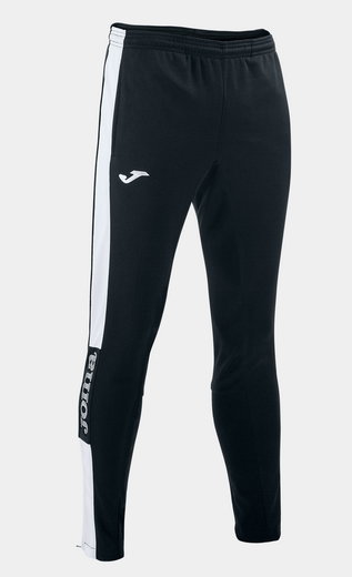 Joma Trainingshose Championship IV (elastischer Bund mit Kordelzug) lang schwarz/weiss Herren