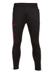 Joma Trainingshose Championship VII (100% Polyester) lang schwarz/rot Herren
