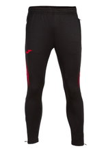 Joma Training Pants Championship VII (100% Polyester) long black/red Men