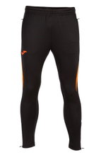 Joma Training Pants Championship VII (100% Polyester) long black/orange Men