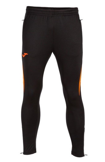 Joma Trainingshose Championship VII (100% Polyester) lang schwarz/orange Herren