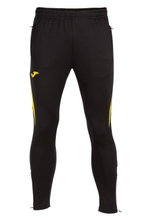 Joma Training Pants Championship VII (100% Polyester) long black/yellow Men