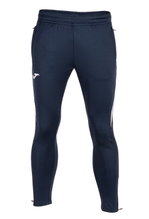 Joma Training Pants Championship VII (100% Polyester) long navy blue/white Men