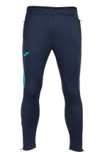 Joma Training Pants Championship VII (100% Polyester) long navy/turquoise Men