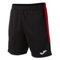Joma Trainingshose Eco Championship Bermuda (optimale Bewegungsfreiheit, elastischer Bund mit Kordelzug) kurz schwarz/rot Herren