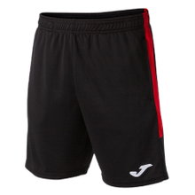 Joma Trainingshose Eco Championship Bermuda (optimale Bewegungsfreiheit, elastischer Bund mit Kordelzug) kurz schwarz/rot Herren