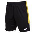 Joma Trainingshose Eco Championship Bermuda (optimale Bewegungsfreiheit, elastischer Bund mit Kordelzug) kurz schwarz/gelb Herren