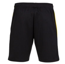 Joma Trainingshose Eco Championship Bermuda (optimale Bewegungsfreiheit, elastischer Bund mit Kordelzug) kurz schwarz/gelb Herren