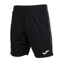 Joma Trainingshose Eco Championship Bermuda (optimale Bewegungsfreiheit, elastischer Bund mit Kordelzug) kurz schwarz/anthrazitgrau Herren