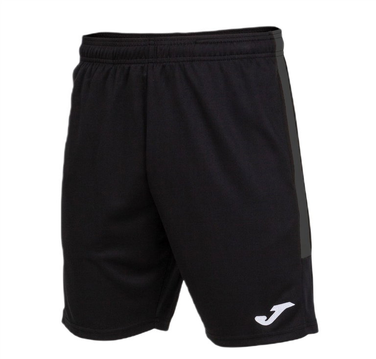 Joma Trainingshose Eco Championship Bermuda (optimale Bewegungsfreiheit, elastischer Bund mit Kordelzug) kurz schwarz/anthrazitgrau Herren