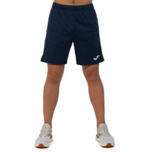 Joma Trainingshose Eco Championship Bermuda (optimale Bewegungsfreiheit, elastischer Bund mit Kordelzug) kurz marineblau/blau Herren