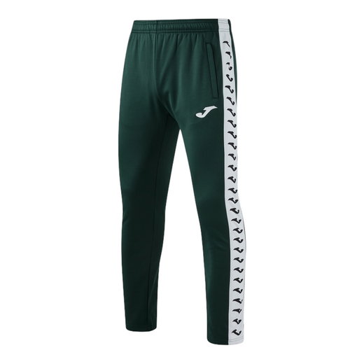 Joma Trainingshose Heroic (100% Polyester, mit Seitentaschen) lang dunkelgrün Herren
