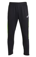 Joma Trainingshose Olimpiada (strapazierfähig, atmungsaktiv) lang schwarz/grün Herren