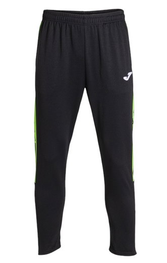 Joma Trainingshose Olimpiada (strapazierfähig, atmungsaktiv) lang schwarz/grün Herren