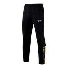 Joma Toledo II Training Trousers (Side Pockets with Zipper) Long Black/Yellow Men's