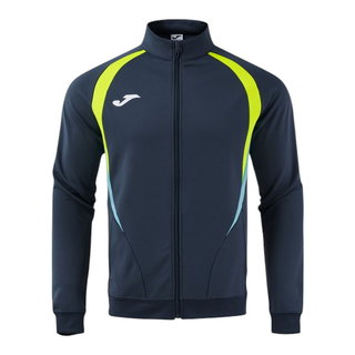 Joma Championship 20 Training Jacket (breathable, comfortable, recycled polyester) navy blue/neon yellow men's