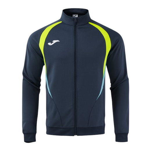 Joma Trainingsjacke Championship 20 (atmungsaktiv, bequem, rec. Polyester) marineblau/neongelb Herren