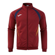 Joma Championship 20 Training Jacket (breathable, comfortable, recycled polyester) burgundy/dark blue men's