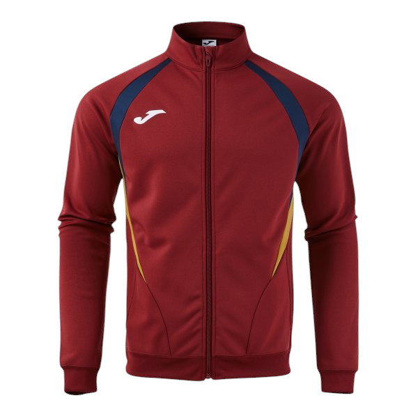 Joma Championship 20 Training Jacket (breathable, comfortable, recycled polyester) burgundy/dark blue men's