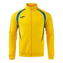 Joma Championship 20 Training Jacket (breathable, comfortable, recycled polyester) yellow/royal blue men's
