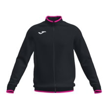 Joma Training Jacket Combi Premium (with side pockets, breathable functional material) black/pink men's