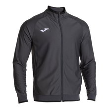 Joma Training Jacket Combi Premium (with side pockets, breathable functional material) anthracite grey/black men's