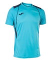 Joma Sport-Tshirt Championship VII (leicht, atmungsaktiv) türkis/marineblau Herren