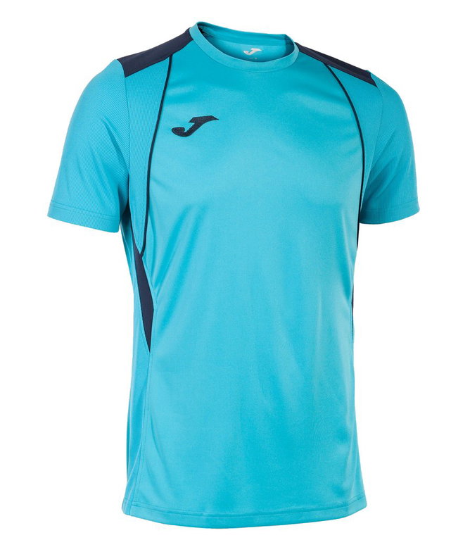 Joma Sport-Tshirt Championship VII (leicht, atmungsaktiv) türkis/marineblau Herren