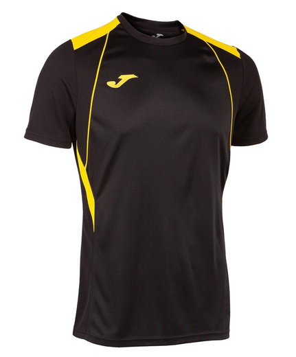 Joma Sport-Tshirt Championship VII (leicht, atmungsaktiv) schwarz/gelb Herren