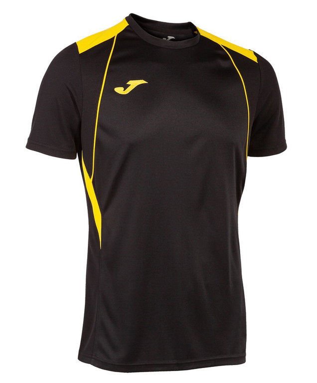 Joma Sport-Tshirt Championship VII (leicht, atmungsaktiv) schwarz/gelb Herren
