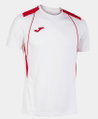 Joma Sport-Tshirt Championship VII (leicht, atmungsaktiv) weiss/rot Herren