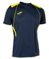 Joma Sport-Tshirt Championship VII (leicht, atmungsaktiv) marineblau/gelb Herren