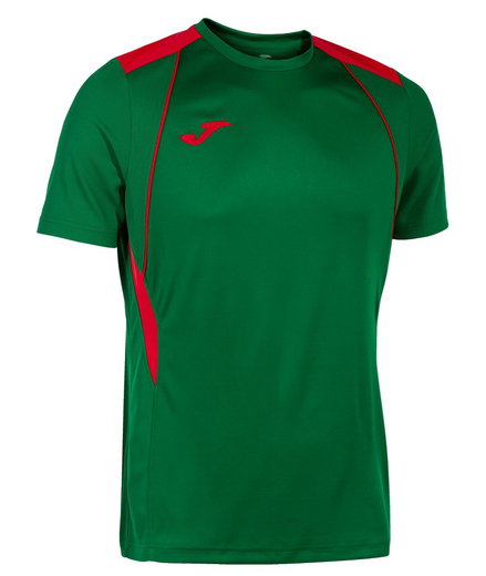 Joma Sport-Tshirt Championship VII (leicht, atmungsaktiv) grün/rot Herren