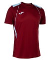 Joma Sport-Tshirt Championship VII (leicht, atmungsaktiv) weinrot/blau Herren