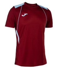 Joma Sport T-shirt Championship VII (light, breathable) burgundy/blue Men