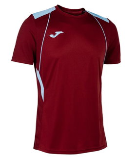 Joma Sport-Tshirt Championship VII (leicht, atmungsaktiv) weinrot/blau Herren