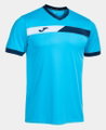 Joma Tennis-Tshirt Court (V-Ausschnitt) hellblau Herren