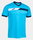 Joma Tennis-Tshirt Court (V-Ausschnitt) hellblau Herren