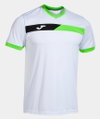 Joma Tennis-Tshirt Court (V-Ausschnitt) weiss/grün Herren