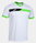 Joma Tennis-Tshirt Court (V-Ausschnitt) weiss/grün Herren
