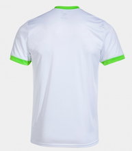 Joma Tennis T-shirt Court (V-neck) white/green Men