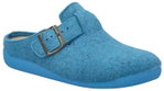 Josef Seibel Hausschuhe Filzpantoffel Cara 01 blau Damen