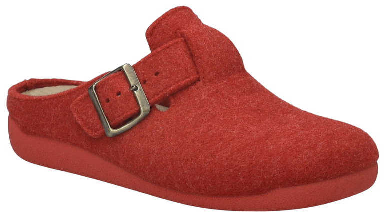 Josef Seibel Hausschuhe Filzpantoffel Cara 01 rot Damen