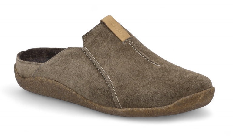 Josef Seibel Hausschuhe Pantoffel Vince 02 taupe Herren