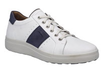 Josef Seibel Sneaker Maddox 04 (Leder) weiss/blau Herren