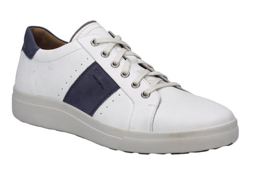 Josef Seibel Sneaker Maddox 04 (Leder) weiss/blau Herren