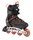 K2 Inline Skates F.I.T. 80 Alu (Rollen: 80mm/82A, Kugellager: ABEC 5) schwarz/orange Herren