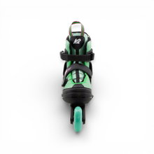 K2 Inline Skates Lumi Boa® (Rollen: 70mm/80A, Kugellager: ABEC: 3) grün/schwarz Kinder